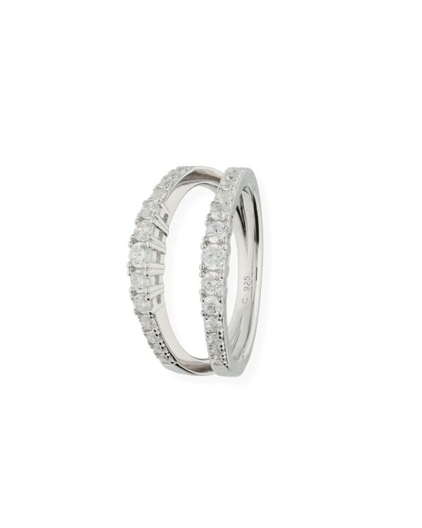 Zirkonia Ring Silber 925 - Style von Carat