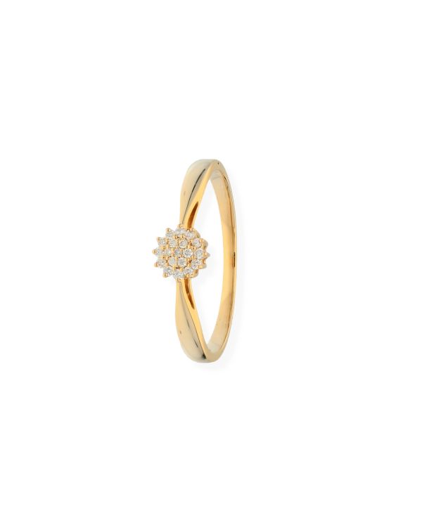 Diamant Ring Gold 18 ct - Solitaire von Carat