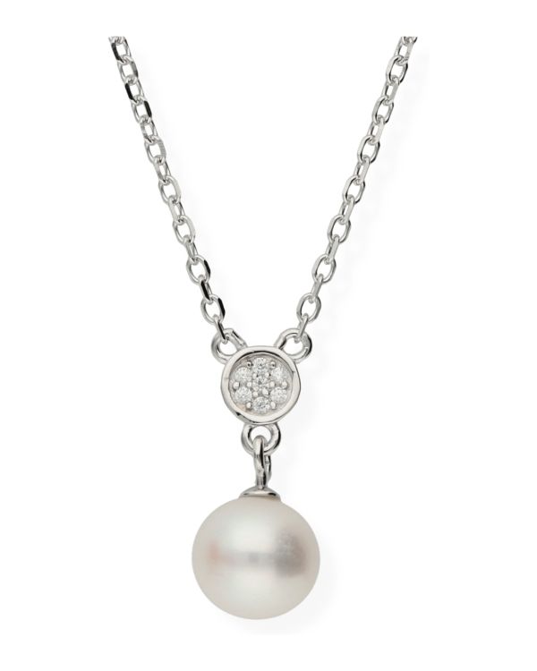 Collier Zirconia, Perles Argent 925 - Pearls de Carat