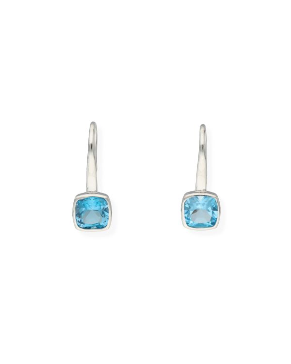 Blautopas Ohrhänger Silber 925 - Colorstone von Carat