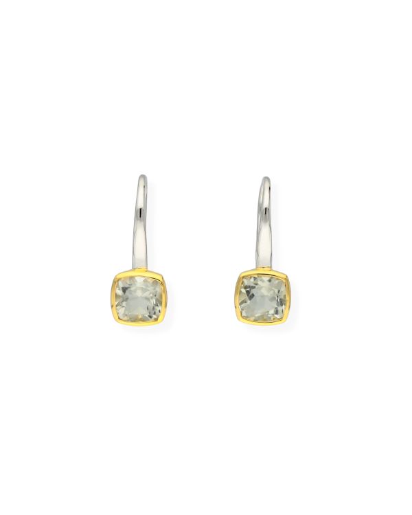 Pendants d'oreilles Prasiolite Argent 925 - Colorstone de Carat