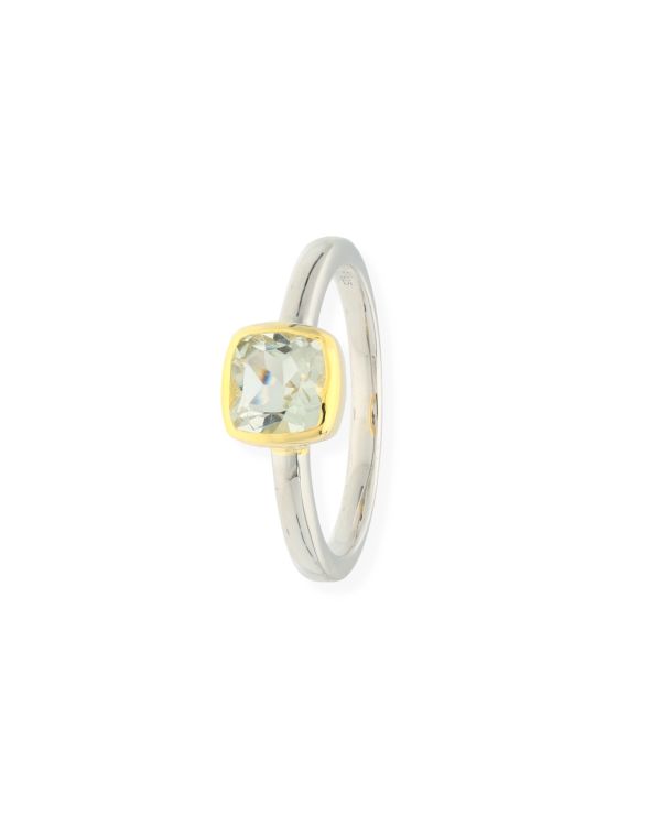 Bague Prasiolite Argent 925 - Colorstone de Carat