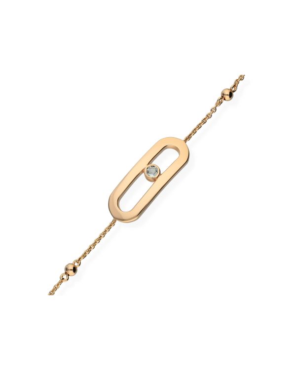 Bracelet Aiguemarine Argent 925 - Birthstone de Carat