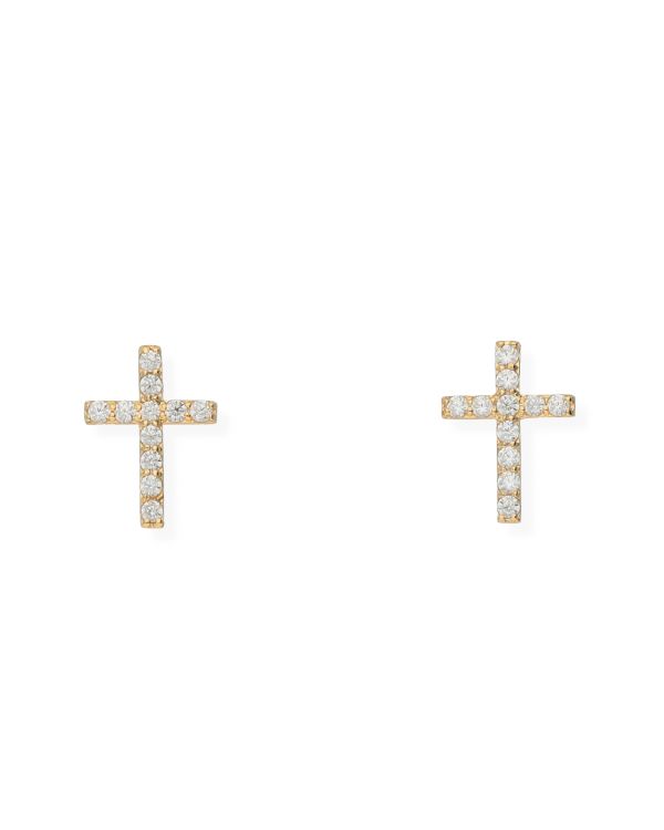 Zirkonia Ohrstecker Gold 18 ct - Motifs von Carat