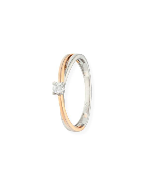 Zirkonia Ring Gold 18 ct - Solitaire von Carat