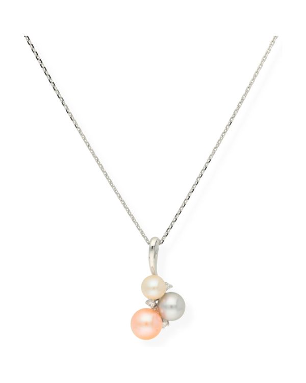 Collier Perles, Diamant Or 18 ct - Pearls de Carat