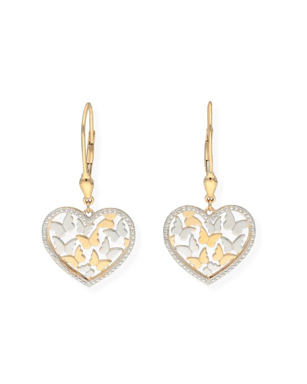 Diamant Ohrhänger Gold 18 ct - Hearts von Carat