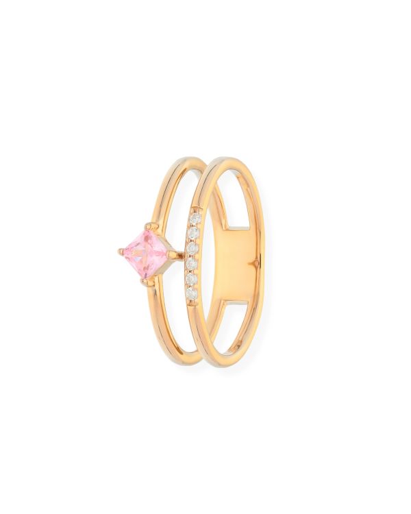 Bague Zirconia Argent 925 - Colorstone de Carat