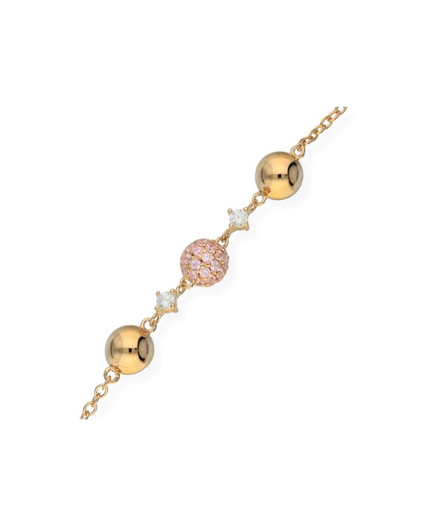 Zirkonia Armband Silber 925 - Colorstone von Carat