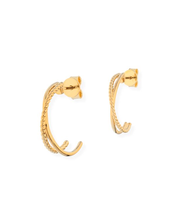 Créoles Zirconia Argent 925 - Style de Carat