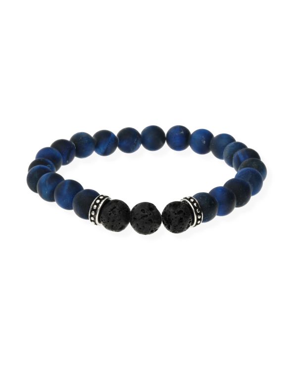 Bracelet Oeil De Tigre Acier inoxydable - Genuine Stone de Carat