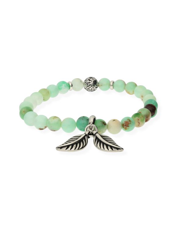Bracelet Chrysoprase Acier inoxydable - Genuine Stone de Carat