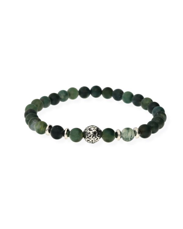 Bracelet Agate Acier inoxydable - Genuine Stone de Carat