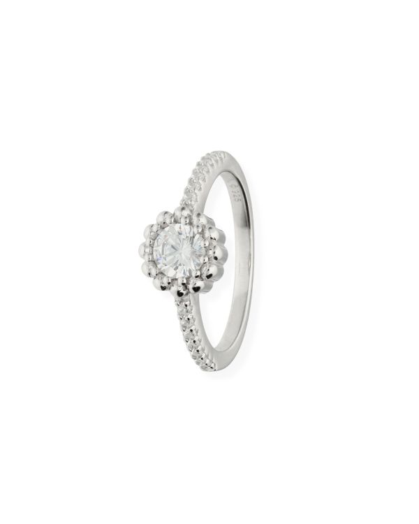 Zirkonia Ring Silber 925 - Solitaire von Carat