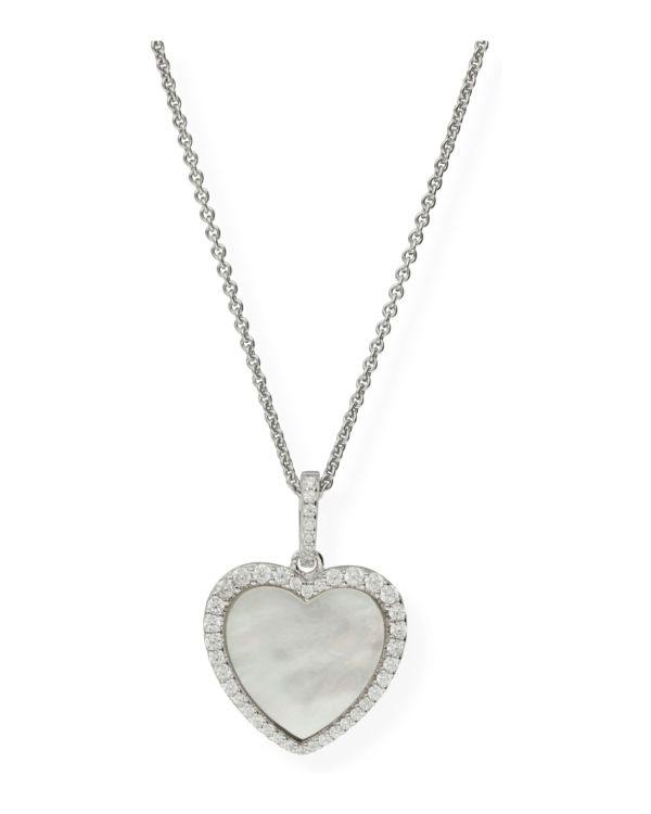 Collier Nacre, Zirconia Argent 925 - Colorstone de Carat
