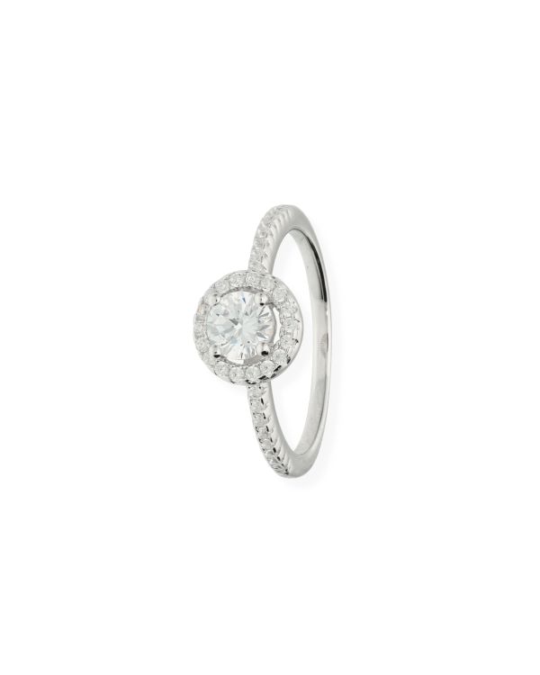 Zirkonia Ring Silber 925 - Solitaire von Carat