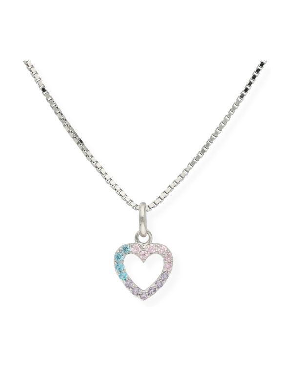 Collier Zirconia Argent 925 - Hearts de Carat Kids