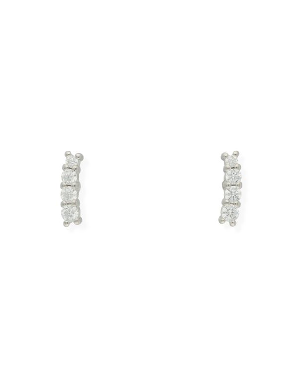 Clous d'oreilles Zirconia Argent 925 - Style de Carat