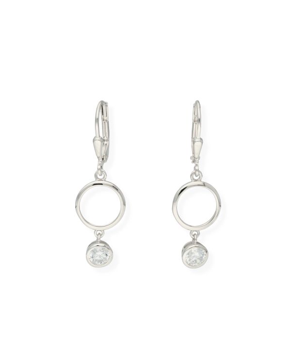 Pendants d'oreilles Zirconia Argent 925 - Style de Carat