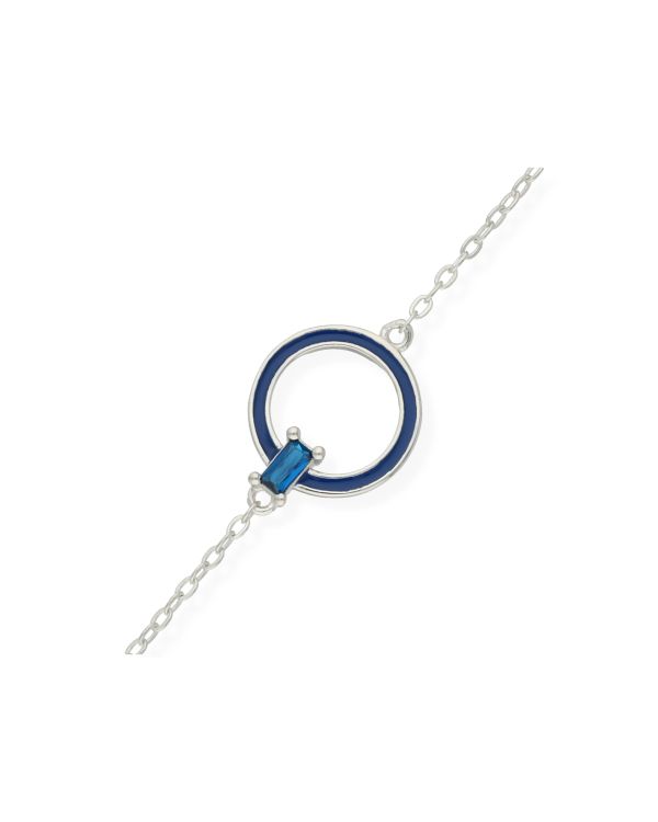 Zirkonia Armband Silber 925 - Colorstone von Carat