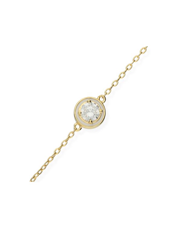 Zirkonia Armband Silber 925 - Colorstone von Carat
