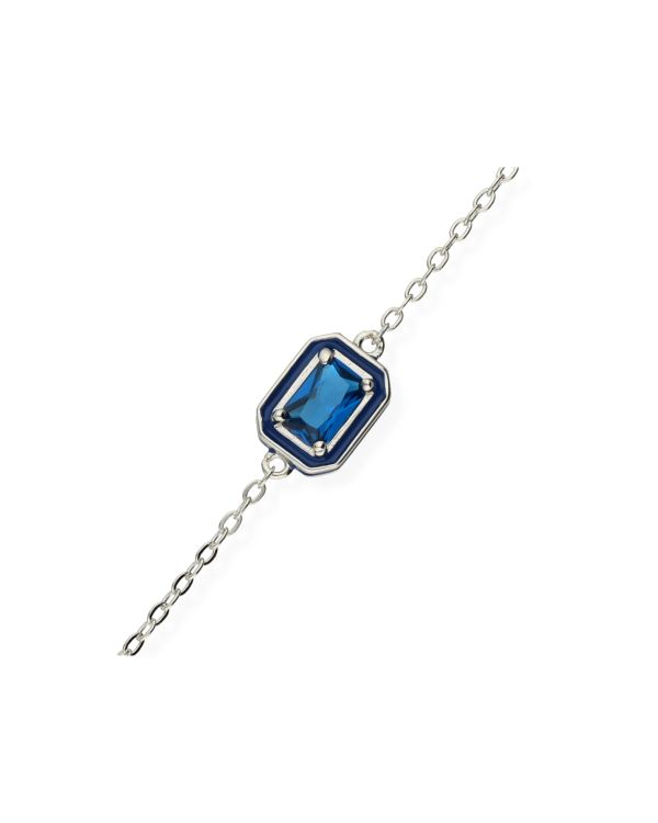 Zirkonia Armband Silber 925 - Colorstone von Carat