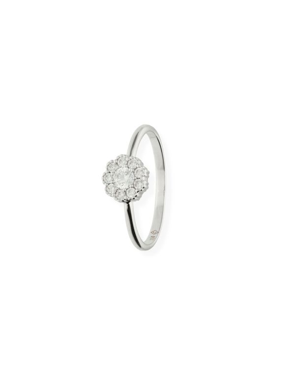 Zirkonia Ring Gold 18 ct - Solitaire von Carat