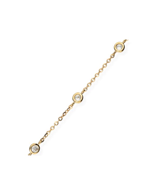 Bracelet Zirconia Or 18 ct - Style de Carat