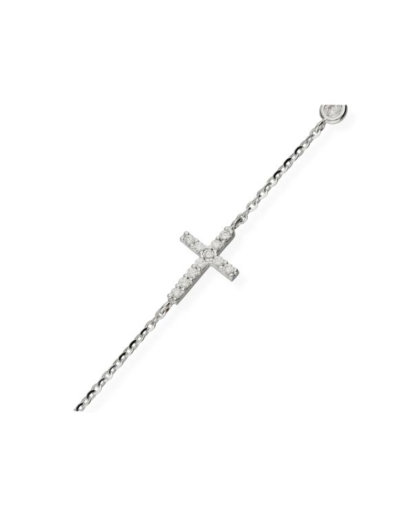 Bracelet Zirconia Or 18 ct - Motifs de Carat