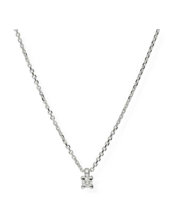 Collier Diamant Or 18 ct - Solitaire de Carat