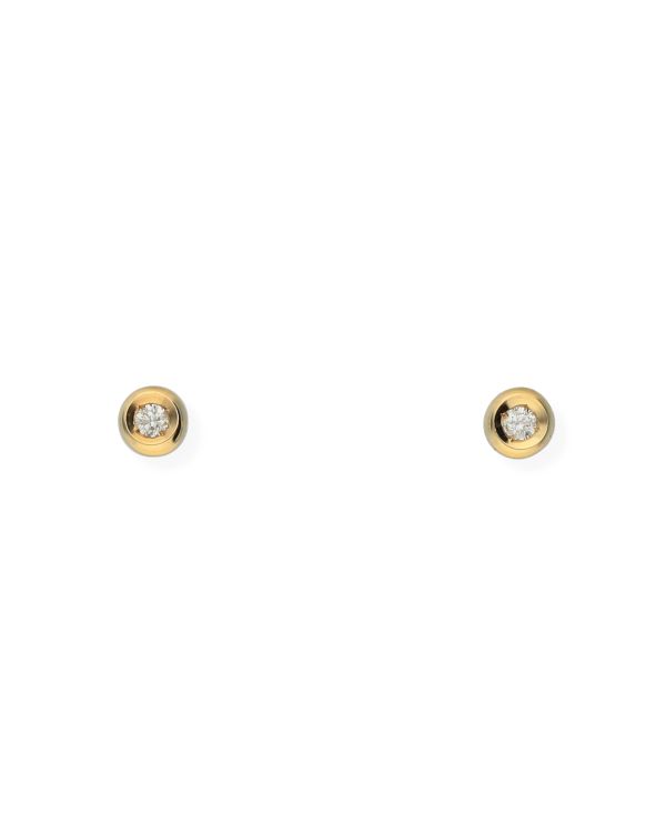 Clous d'oreilles Diamant Or 18 ct - Solitaire de Carat