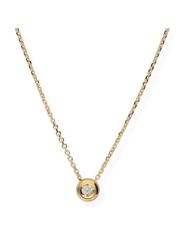 Collier Diamant Or 18 ct - Solitaire de Carat