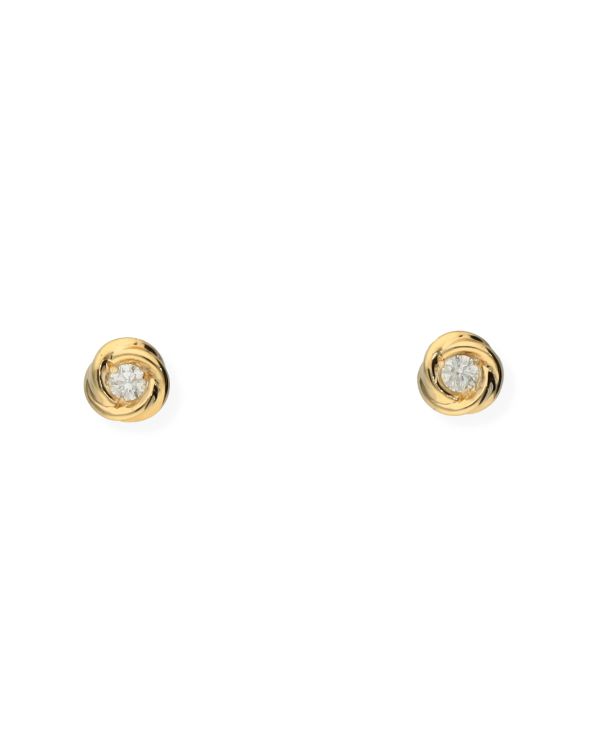 Clous d'oreilles Diamant Or 18 ct - Solitaire de Carat