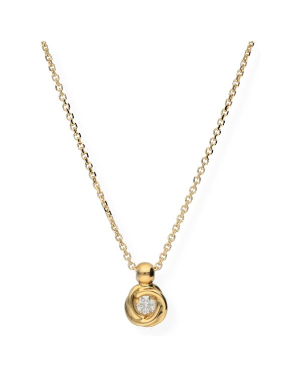 Collier Diamant Or 18 ct - Solitaire de Carat
