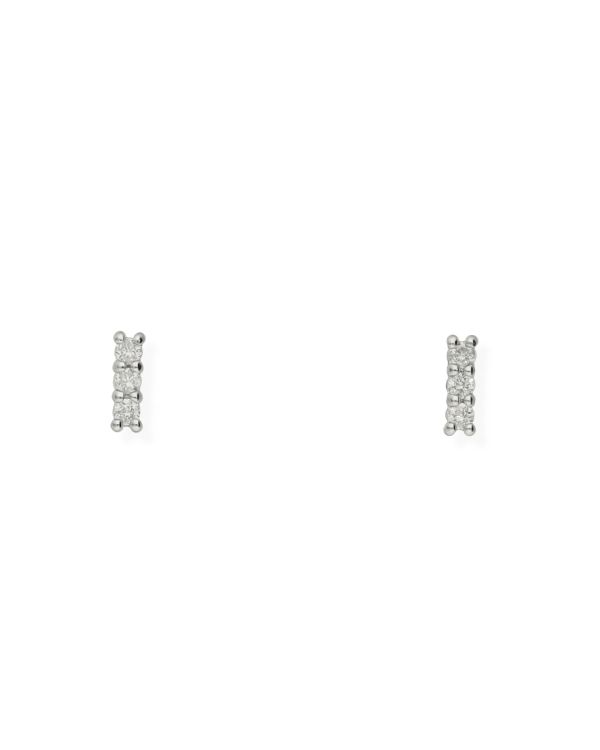 Clous d'oreilles Diamant Or 18 ct - Trilogy de Carat