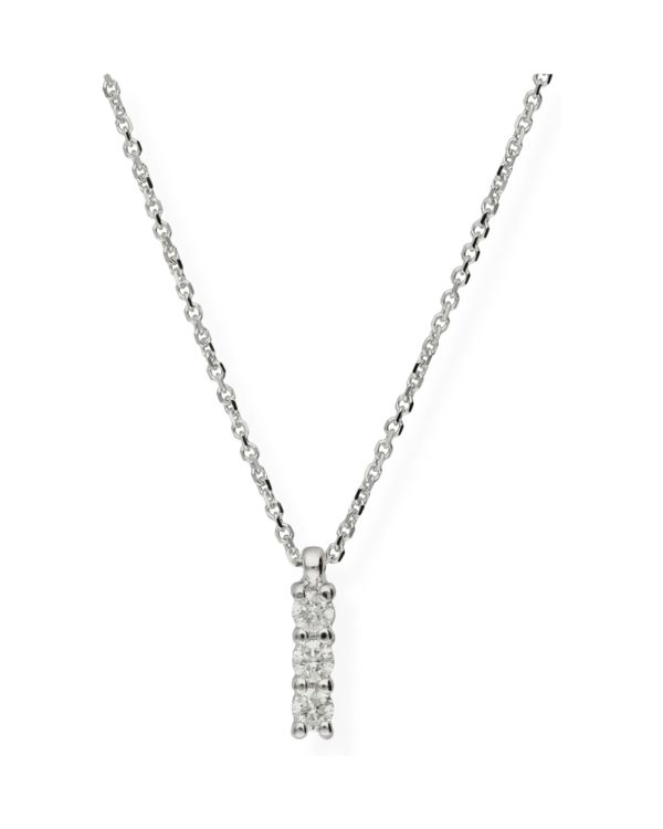 Collier Diamant Or 18 ct - Trilogy de Carat