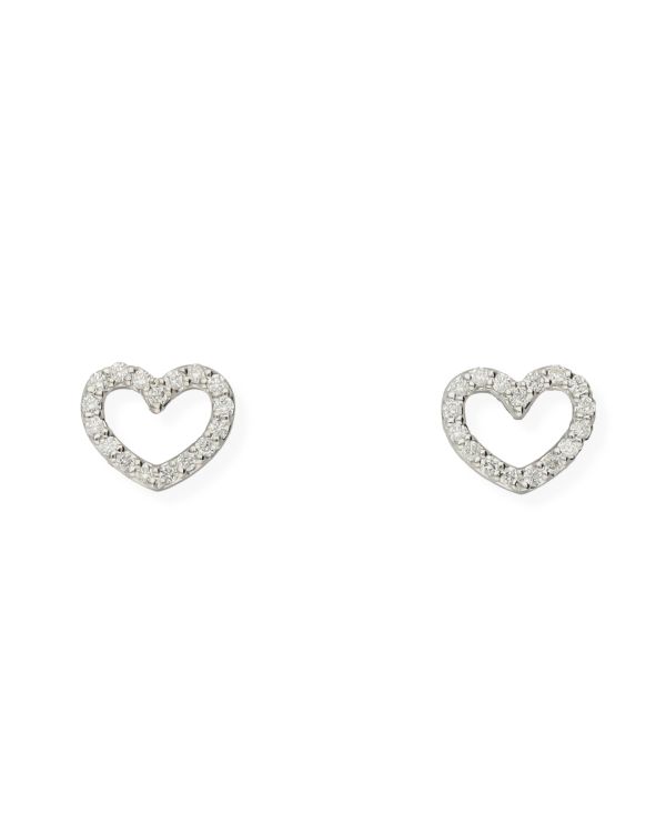 Clous d'oreilles Diamant Or 18 ct - Hearts de Carat