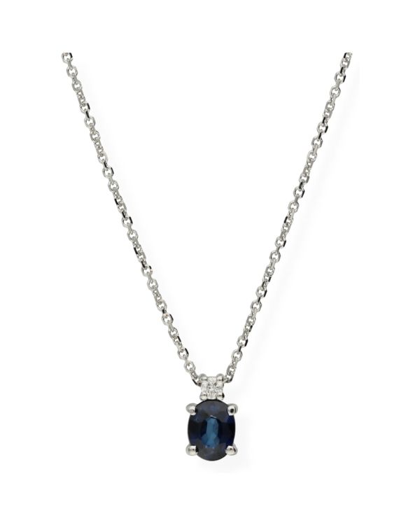 Collier Saphir, Diamant Or 18 ct - Colorstone de Carat