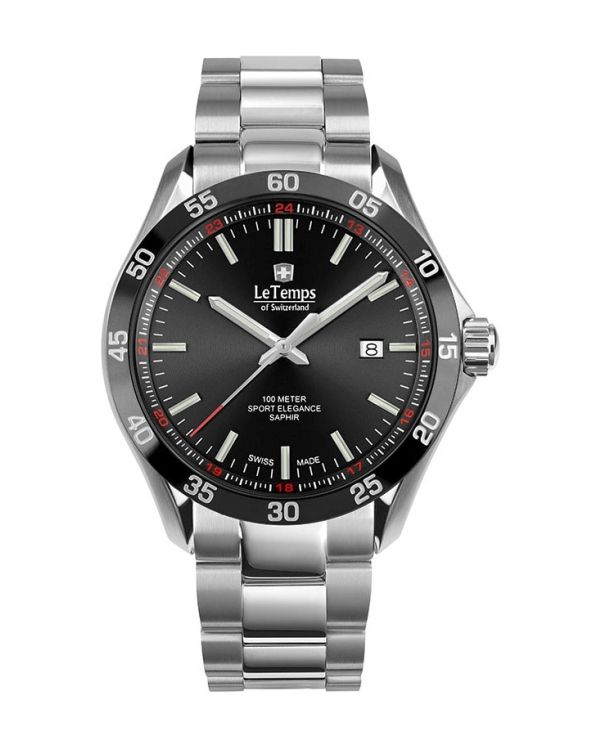 LeTemps Analog-Uhr, Swissmade - Sport Elegance