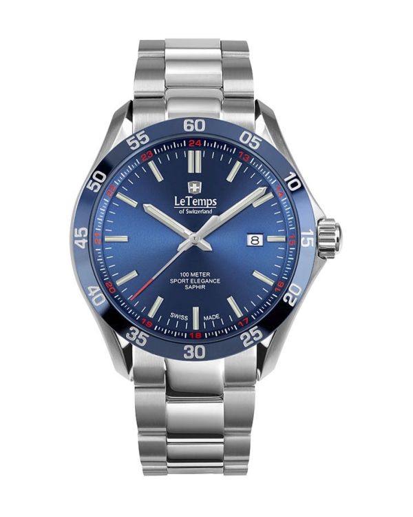 LeTemps Analog-Uhr, Swissmade - Sport Elegance