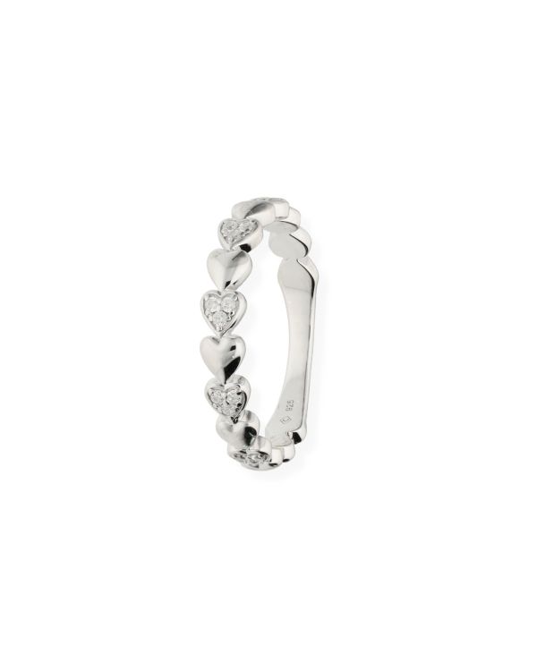 Bague Zirconia Argent 925 - Hearts de Carat