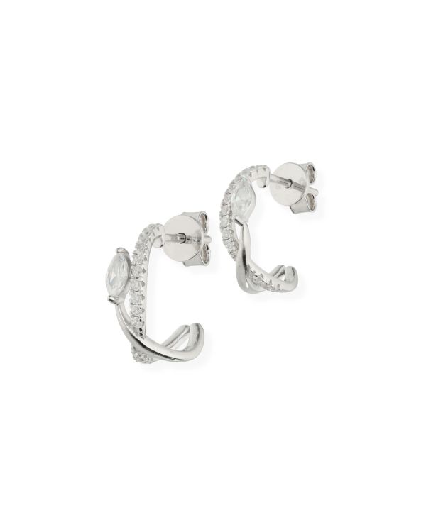 Zirkonia Creolen Silber 925 - Style von Carat