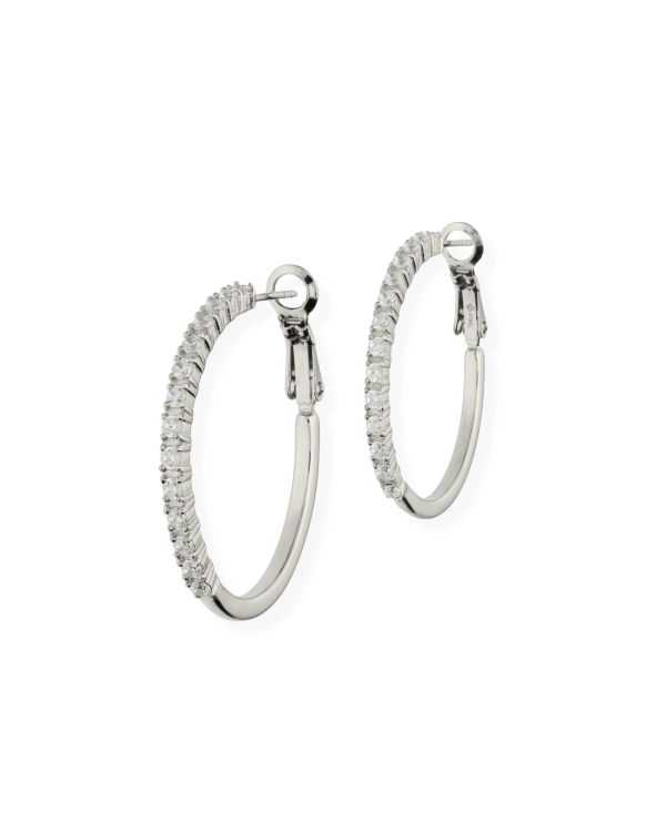 Créoles Zirconia Acier inoxydable - Style de Carat