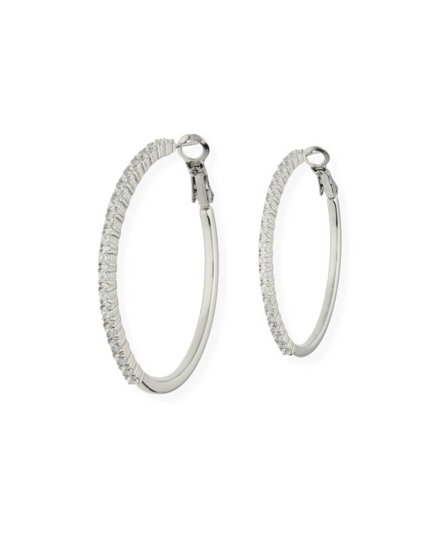 Créoles Zirconia Acier inoxydable - Style de Carat