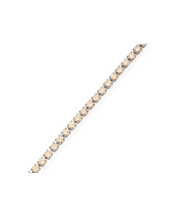 Bracelet Zirconia Acier inoxydable - Colorstone de Carat