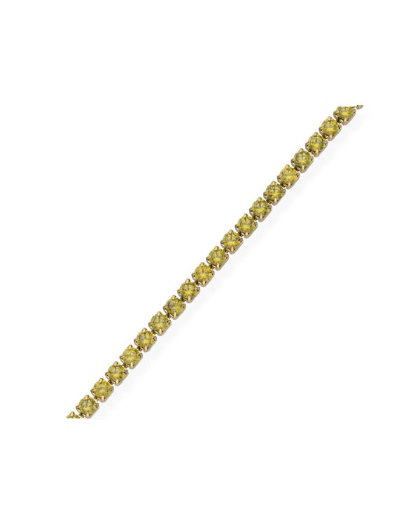 Bracelet Zirconia Acier inoxydable - Colorstone de Carat