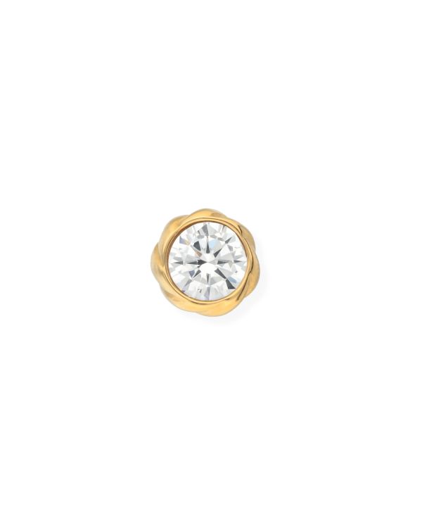 Zirkonia Einzelohrstecker Edelstahl - Men's Classic von Carat Men