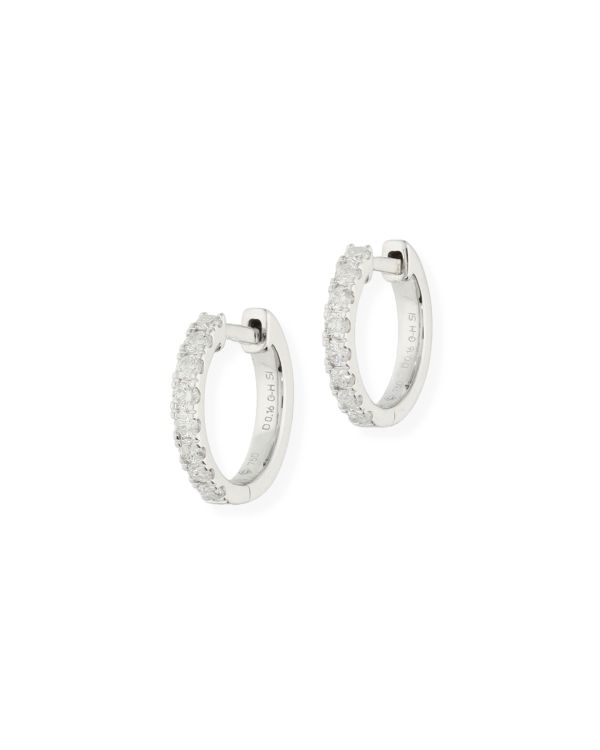 Créoles Diamant Or 18 ct - Style de Carat