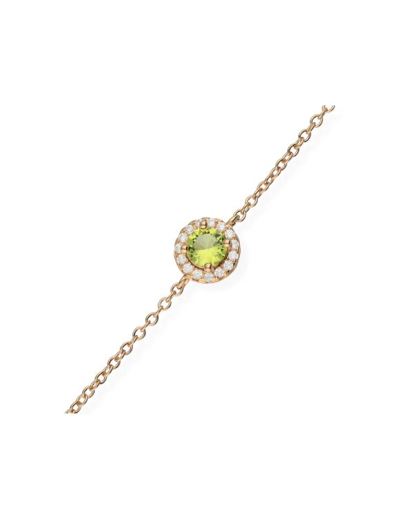 Bracelet Péridot, Zirconia Argent 925 - Colorstone de Carat