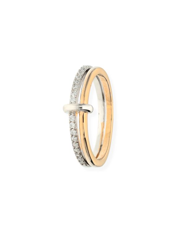 Zirkonia Ring Silber 925 - Style von Carat